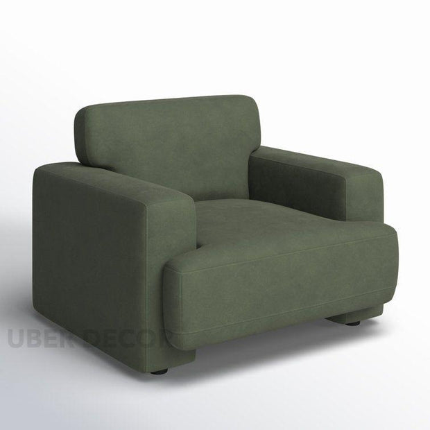 Verdan Accent Chair – Minimalist Modern Chair | Designed for Living Room or Bedroom Interiors - Uber Decor