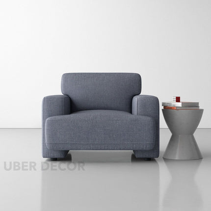 Verdan Accent Chair – Minimalist Modern Chair Designed for Living Room or Bedroom Interiors