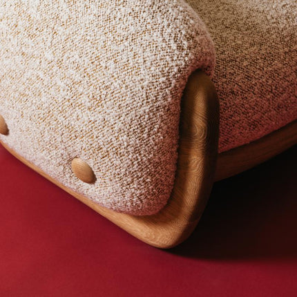 Cocoonora Lounge Chair Retro Inspired Contemporary Accent Statement Seating for Modern Living Room and Bedroom Interiors
