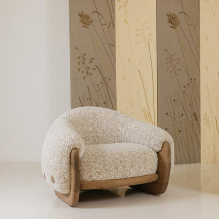 Cocoonora Lounge Chair Retro Inspired Contemporary Accent Statement Seating for Modern Living Room and Bedroom Interiors