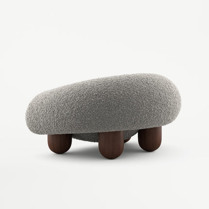 Sculpta Nest Lounge Chair Mid Century Modern European Inspired Solid Wood Legs Fixed Base Living Room Chair and Lounge Room