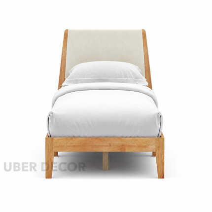 MapleMist Upholstered Platform Customisable Bed for Contemporary Bedrooms