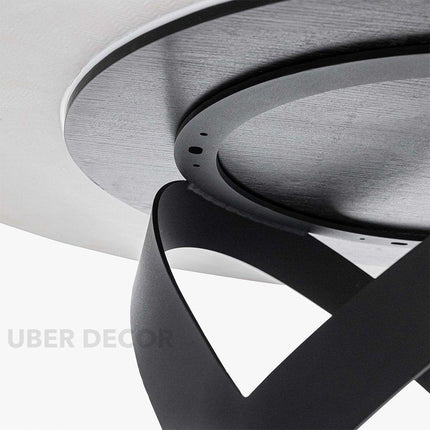 Axen Dining Table Sculptural X Base Design Mid Century Modern European Inspired Marble Top Dining Table with Carbon Steel Base for Dining Room