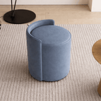 Dusty Blue Suede Velvet