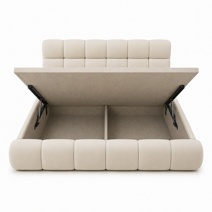 Naptide Bubble Bed – Contemporary Plush Platform Bed for Modern Interiors