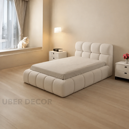 Naptide Bubble Bed – Contemporary Plush Platform Bed for Modern Interiors