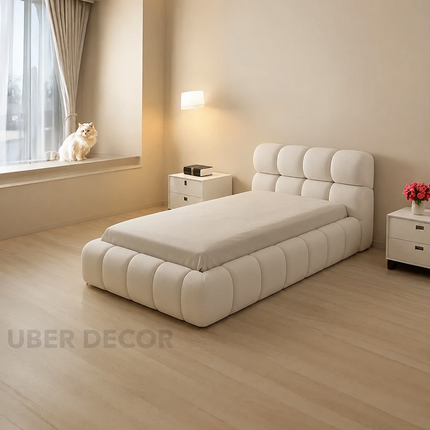 Naptide Bubble Bed – Contemporary Plush Platform Bed for Modern Interiors
