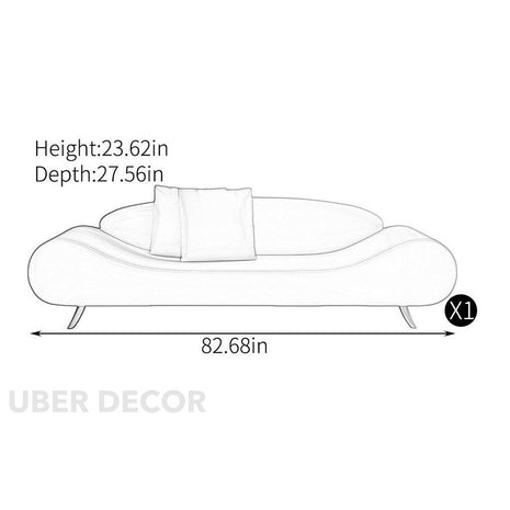 Odense Designer Luxury Sofa – Minimalist Nordic-Inspired Wood Frame Seating for Living Rooms, Offices & Hallways - Uber Decor