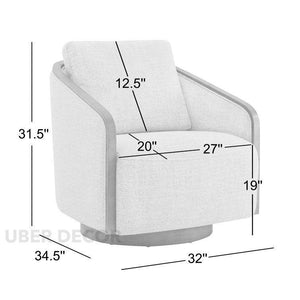 Lunera Accent Chair – Modern Minimalist Chair | Created for Living Room or Bedroom Interiors - Uber Decor