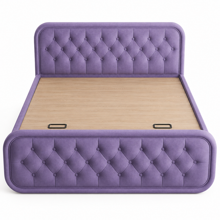 Nightfall Embrace Contemporary Tufted Luxury Bed – Modern Bedroom Icon