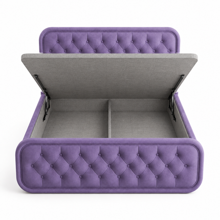 Nightfall Embrace Contemporary Tufted Luxury Bed – Modern Bedroom Icon