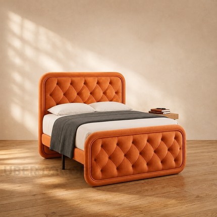 Nightfall Embrace Contemporary Tufted Luxury Bed – Modern Bedroom Icon