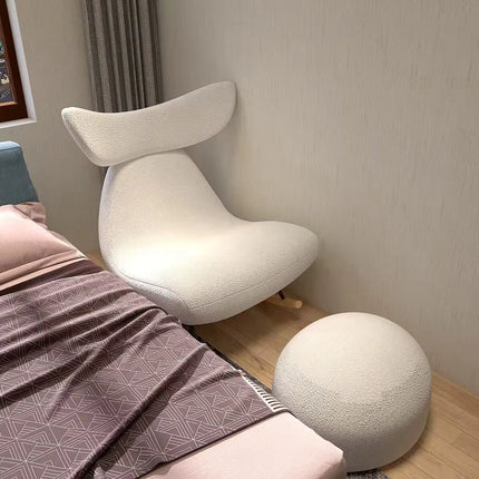 NUBIYA – Nordic Modern Rocking Lounge Chair for Living Room & Relaxed Interiors