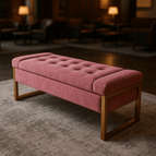 Dusty Pink Suede Velvet