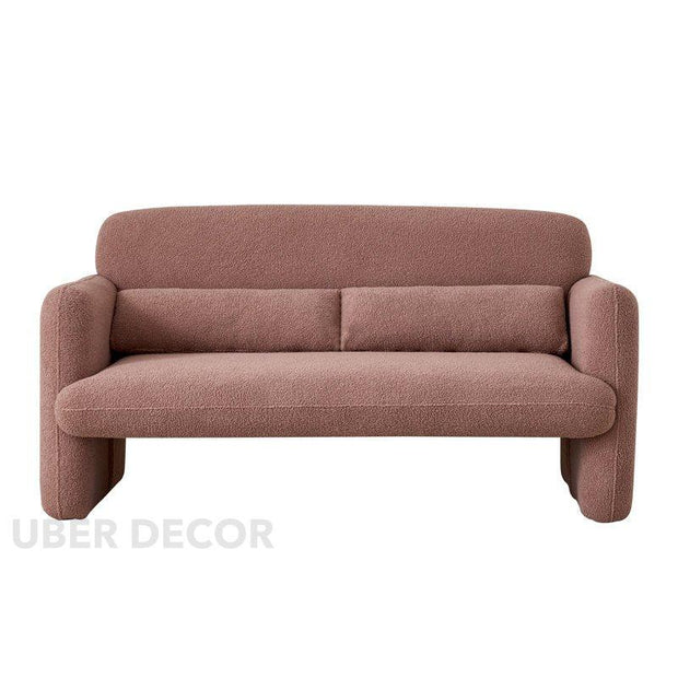 Quito 59" Soft Contour Couch – Modern Rounded Edge Sofa for Elevated Comfort & Style - Uber Decor