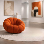 Burnt Orange Boucle