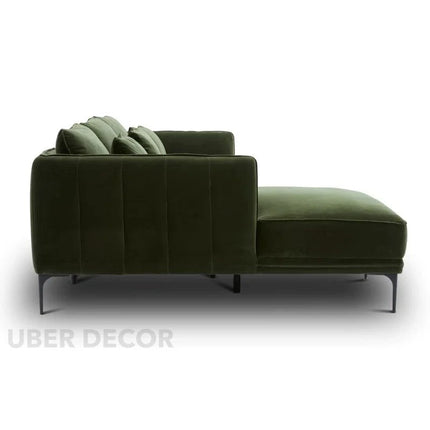 Amelise Sectional Sofa- L-Shaped Lounger Sofa with Left or Right Aligned Chaise- Contemporary Sofa for Office, Living room