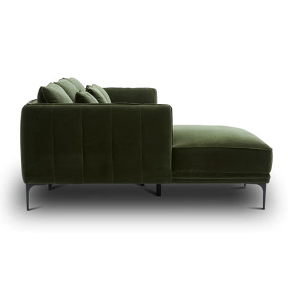 Amelise Sectional Sofa- L-Shaped Lounger Sofa with Left or Right Aligned Chaise- Contemporary Sofa for Office, Living room