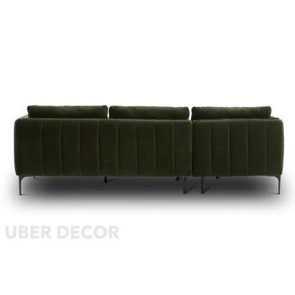 Amelise Sectional Sofa- L-Shaped Lounger Sofa with Left or Right Aligned Chaise- Contemporary Sofa for Office, Living room