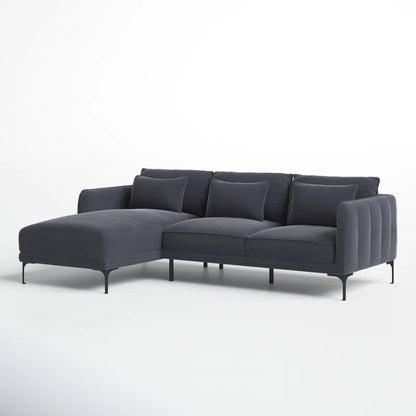 Amelise Sectional Sofa- L-Shaped Lounger Sofa with Left or Right Aligned Chaise- Contemporary Sofa for Office, Living room