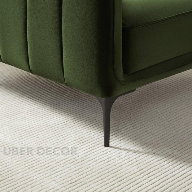 Amelise 60" Loveseat- Contemporary Upholstered 2 Seater Couch for Office, Living room or Small Spaces - Uber Decor