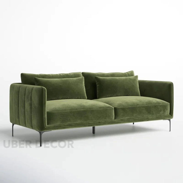 Amelise 84" Sofa- Contemporary Upholstered Extra Wide Couch for Office, Living room - Uber Decor