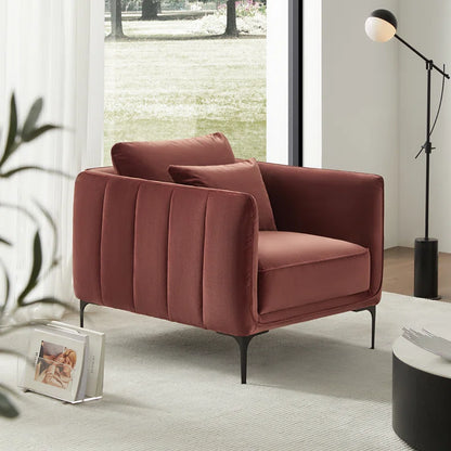 Amelise Accent Chair- Single Seater Contemporary Sofa Chair for Office, Living room