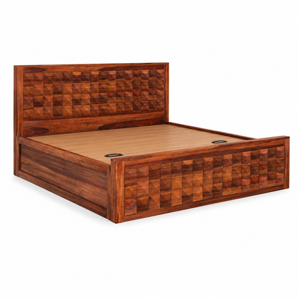 RosewoodGrid Traditional Contemporary Panel Customisable Bed for Master Bedroom