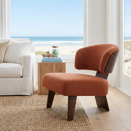 Modena Eleganza – Italian Minimalist Fabric Lounge Chair for Living Room & Leisure Spaces