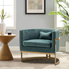 Deep Teal Suede Velvet