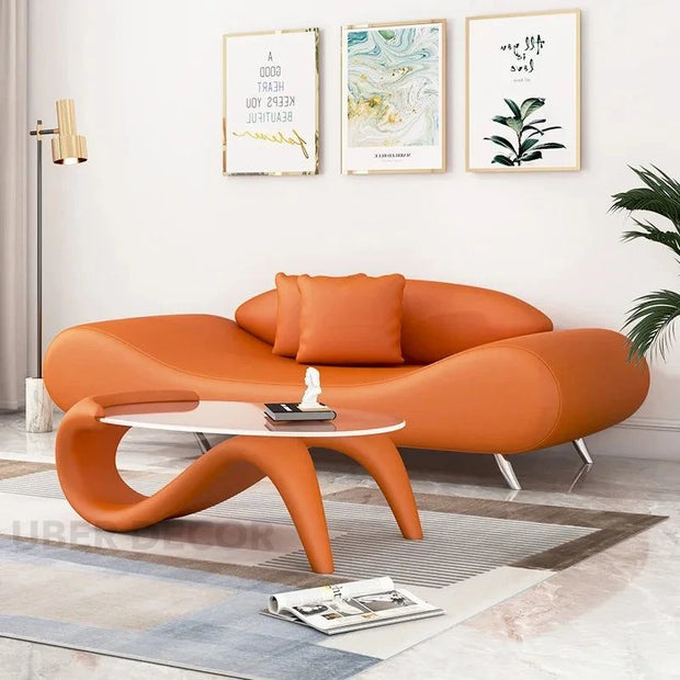 Odense Designer Luxury Sofa – Minimalist Nordic-Inspired Wood Frame Seating for Living Rooms, Offices & Hallways - Uber Decor