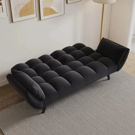 Napoli Futon Bed- Cloud Couch Sofa Convertible Bed- Adjustable Backrest 3-level Foldable Love Seat Sleeper Sofa - Uber Decor
