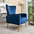 Deep Navy Blue Velvet