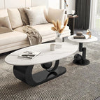 White marble+Black Base