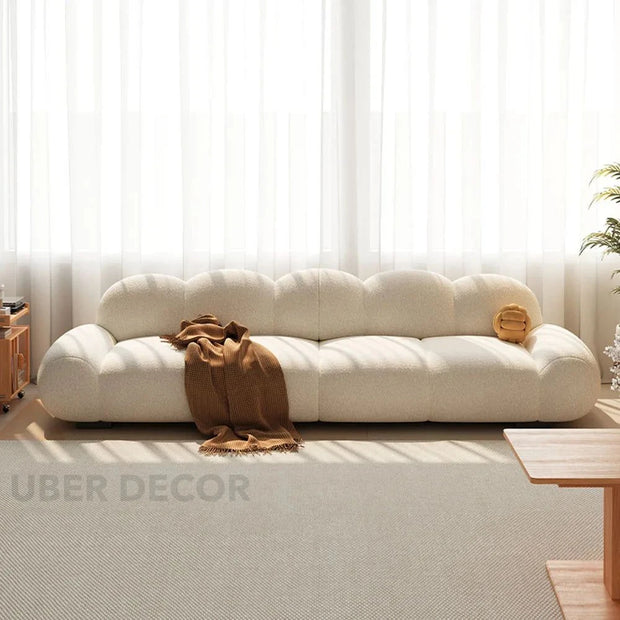 Tartu 3-Seater Nordic Wood Frame Sofa – Luxury Minimalist Couch for Reading Nooks, Living Rooms, and Home Decor - Uber Decor