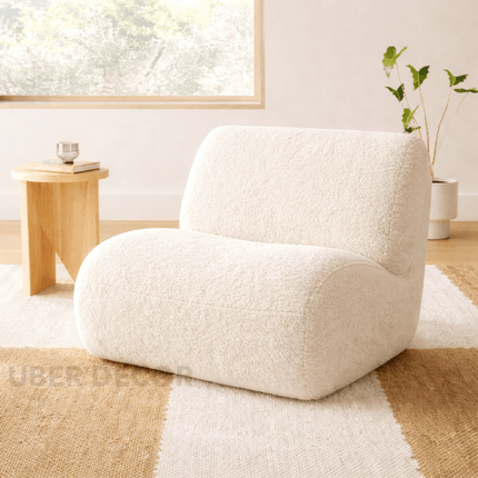 Seyra- Unique Modern Iconic Swivel Upholstered Accent Chair for Living Room or Office