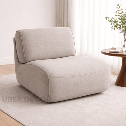 Seyra- Unique Modern Iconic Swivel Upholstered Accent Chair for Living Room or Office