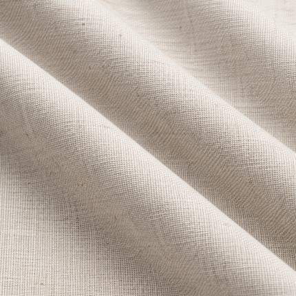 HUBER - Linen Upholstery Fabric- Light Greige