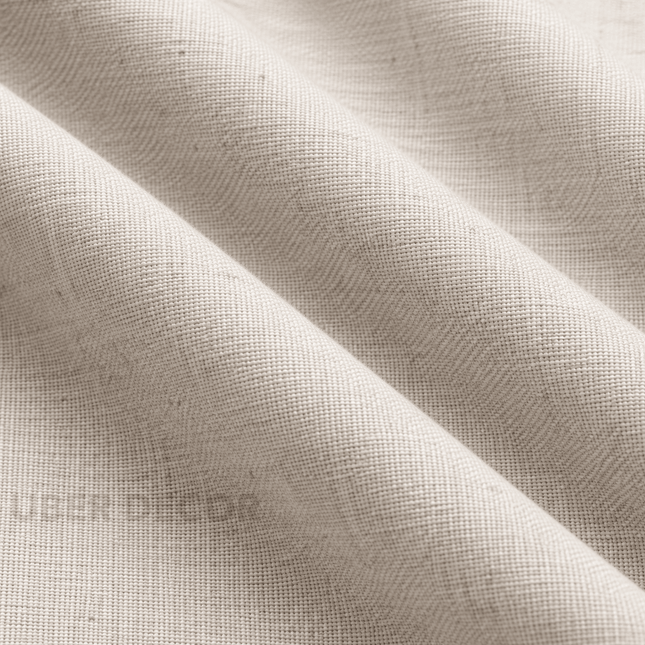HUBER - Linen Upholstery Fabric- Light Greige