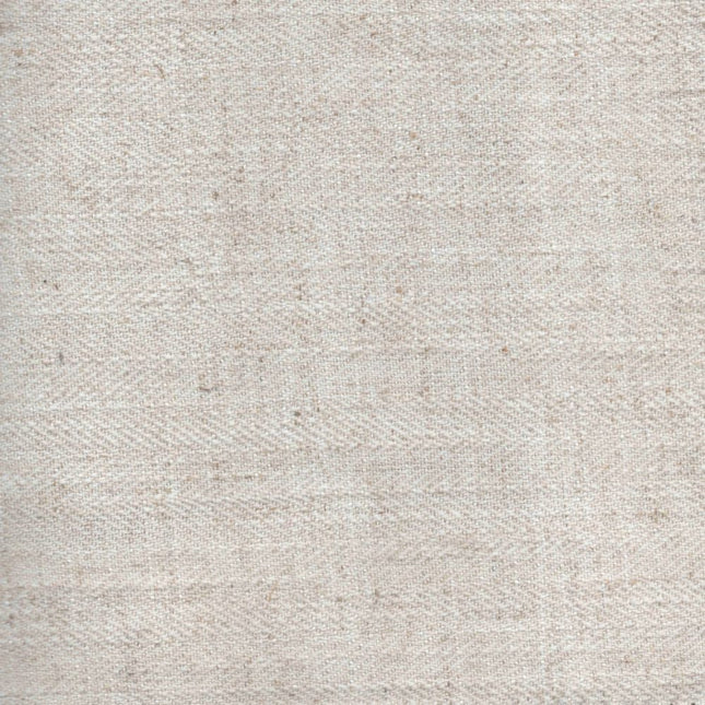 HUBER - Linen Upholstery Fabric- Warm Ivory