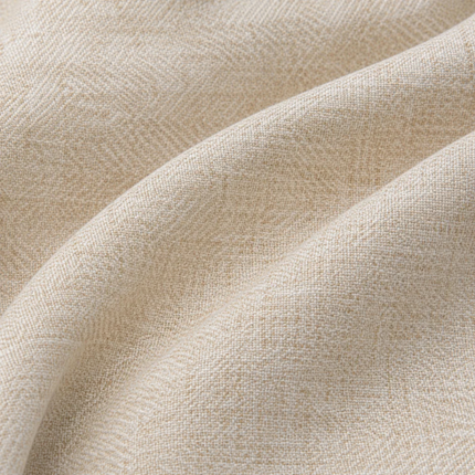 HUBER - Linen Upholstery Fabric- Soft Beige