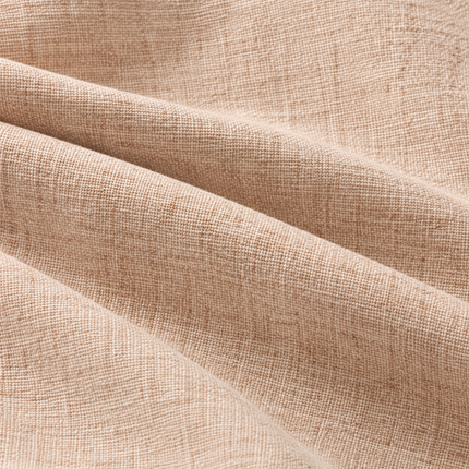 HUBER - Linen Upholstery Fabric- Oatmeal