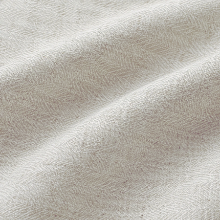 HUBER - Linen Upholstery Fabric- Light Stone