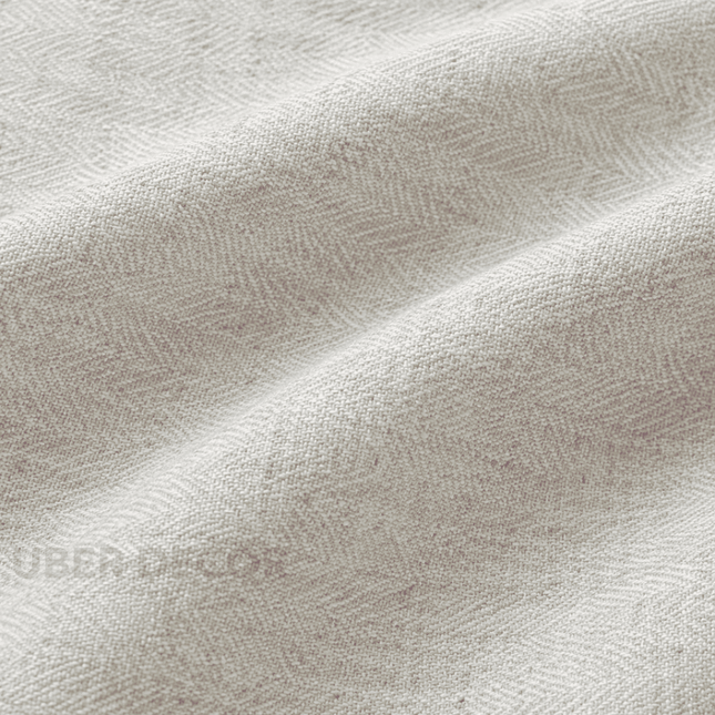HUBER - Linen Upholstery Fabric- Light Stone