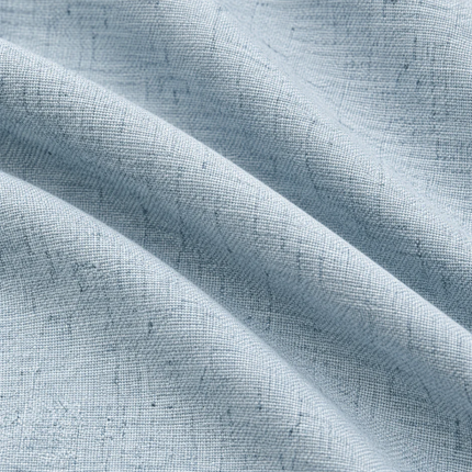 HUBER - Linen Upholstery Fabric- Glacier Blue