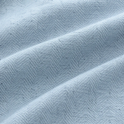 HUBER - Linen Upholstery Fabric- Dusty Denim