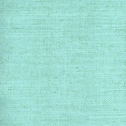 HUBER - Linen Upholstery Fabric- Aqua Island