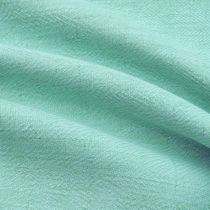 HUBER - Linen Upholstery Fabric- Aqua Island
