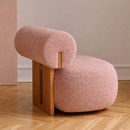 Siya Modern Unique Accent Chair with Backrest – Nordic Living Room Furniture