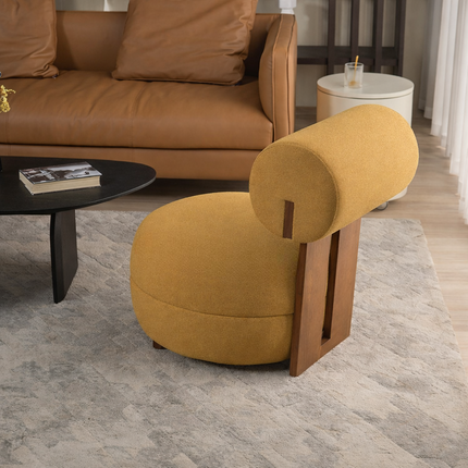 Siya Modern Unique Accent Chair with Backrest – Nordic Living Room Furniture